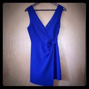 Lulus Wrapped in Your Arms Faux-Wrap Mini Dress